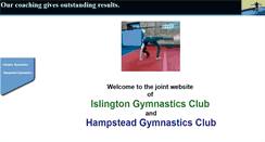 Desktop Screenshot of hampsteadgymnastics.org.uk