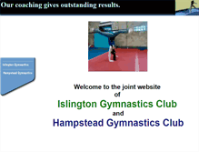 Tablet Screenshot of hampsteadgymnastics.org.uk